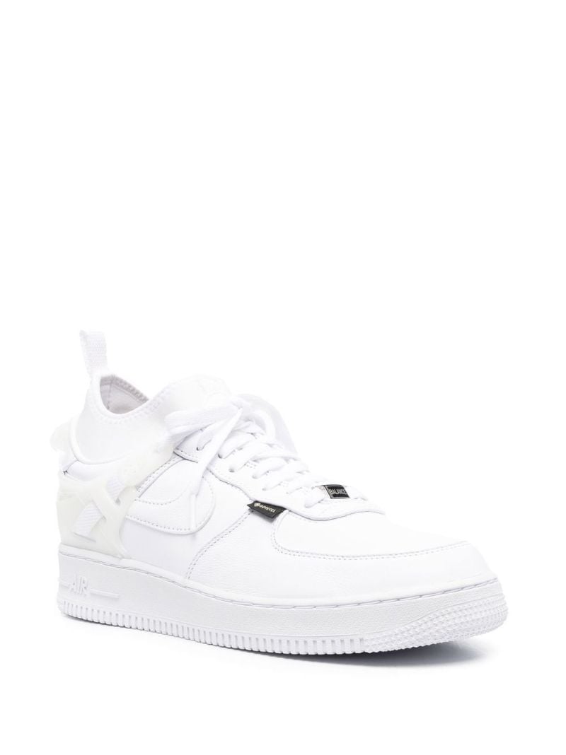 X Undercover White Air Force 1 Sneakers