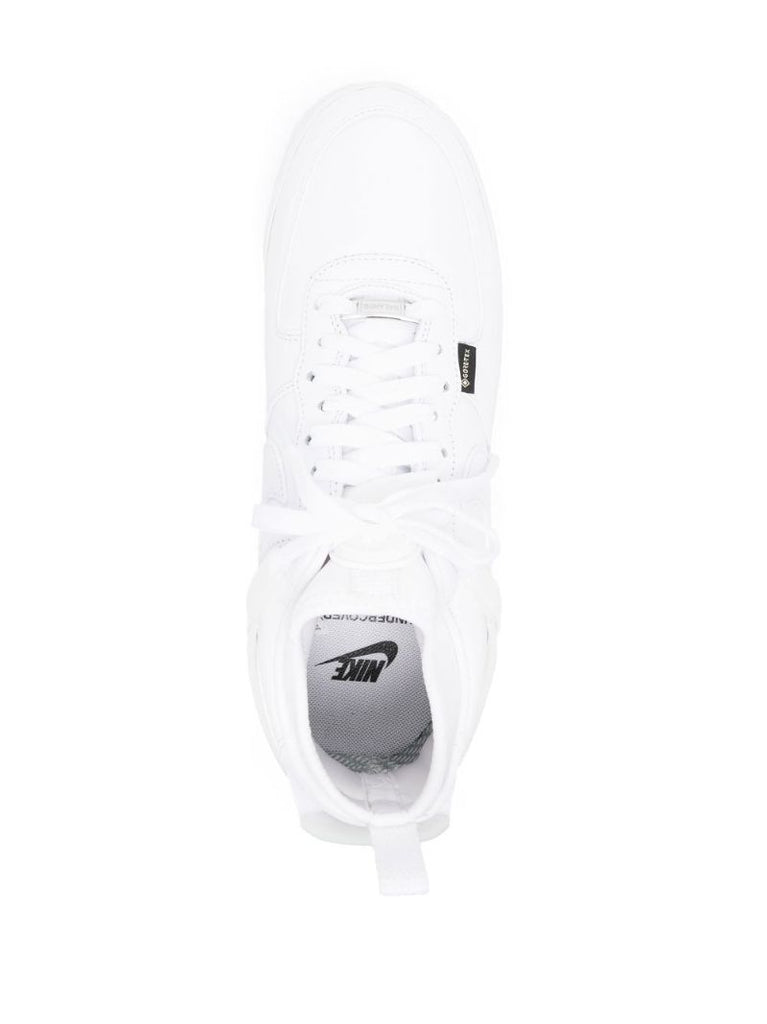 X Undercover White Air Force 1 Sneakers