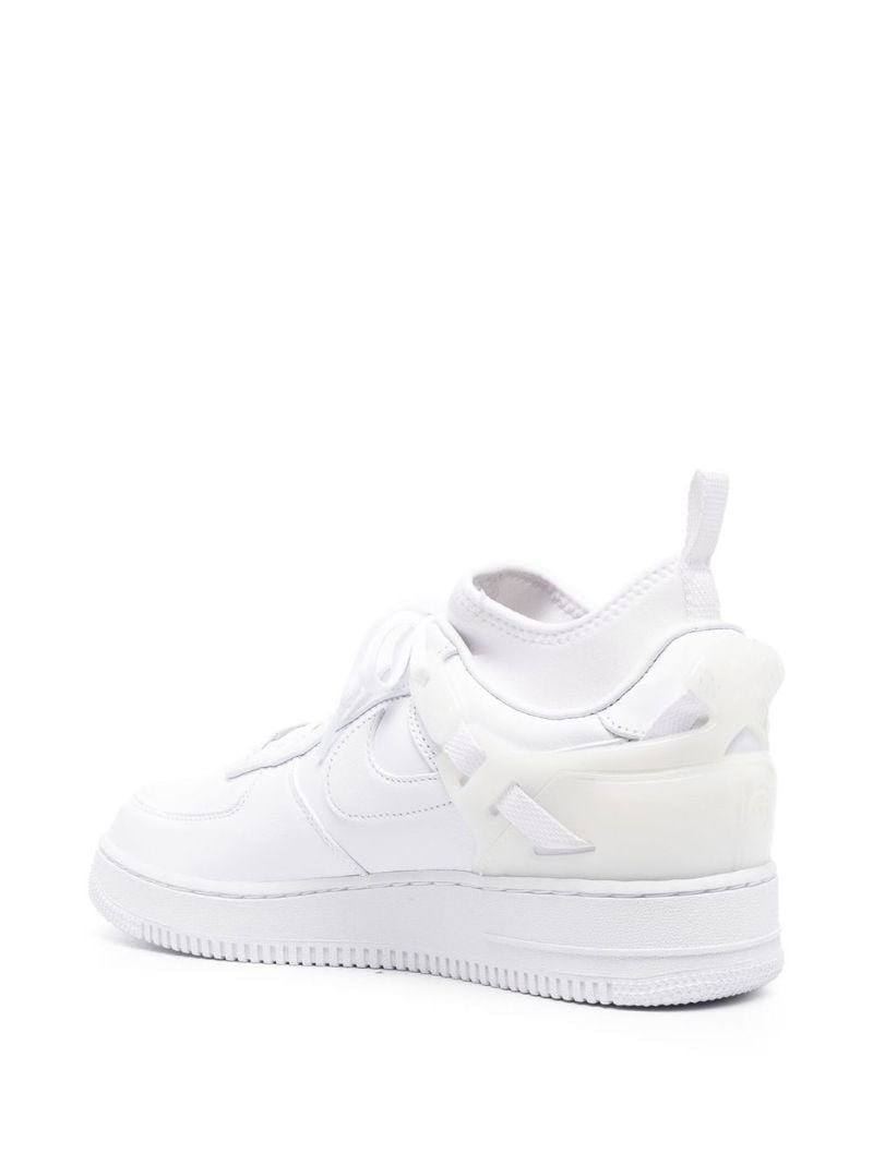X Undercover White Air Force 1 Sneakers