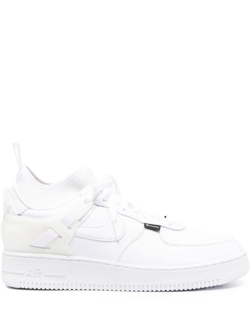 X Undercover White Air Force 1 Sneakers