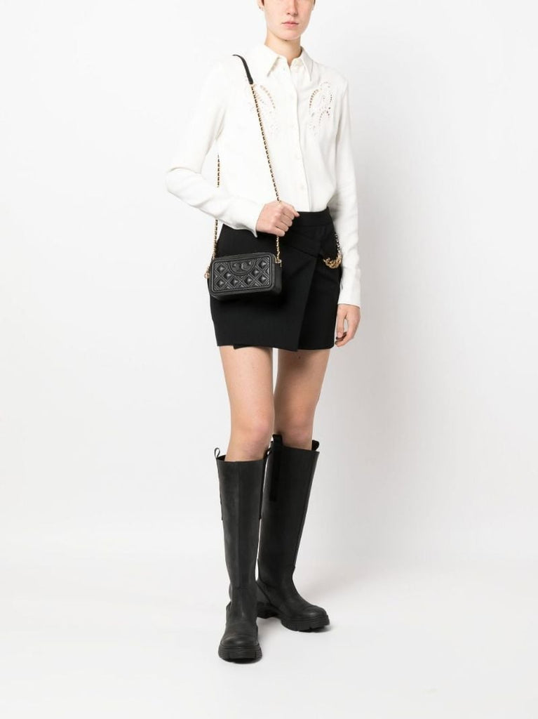 Black Fleming Leather Mini Bag