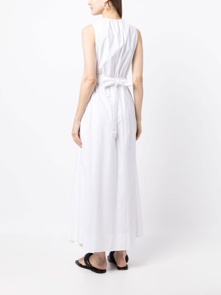 White Dion Cut Out Midi Dress