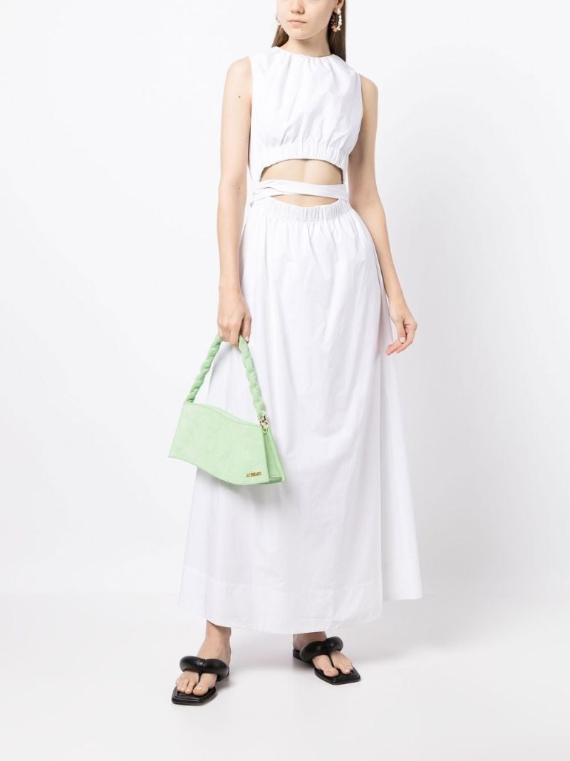White Dion Cut Out Midi Dress