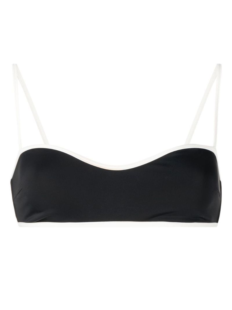 Black Claude Bandeau Bikini Top