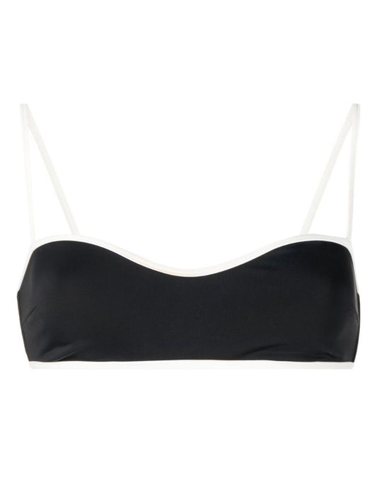 Black Claude Bandeau Bikini Top