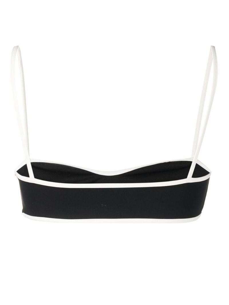 Black Claude Bandeau Bikini Top