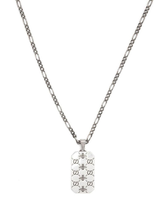 Sterling Silver Gg Bee Pendant Necklace