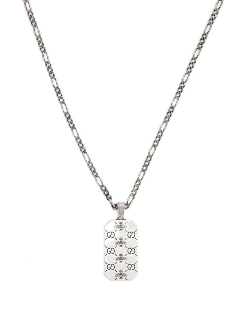 Sterling Silver Gg Bee Pendant Necklace