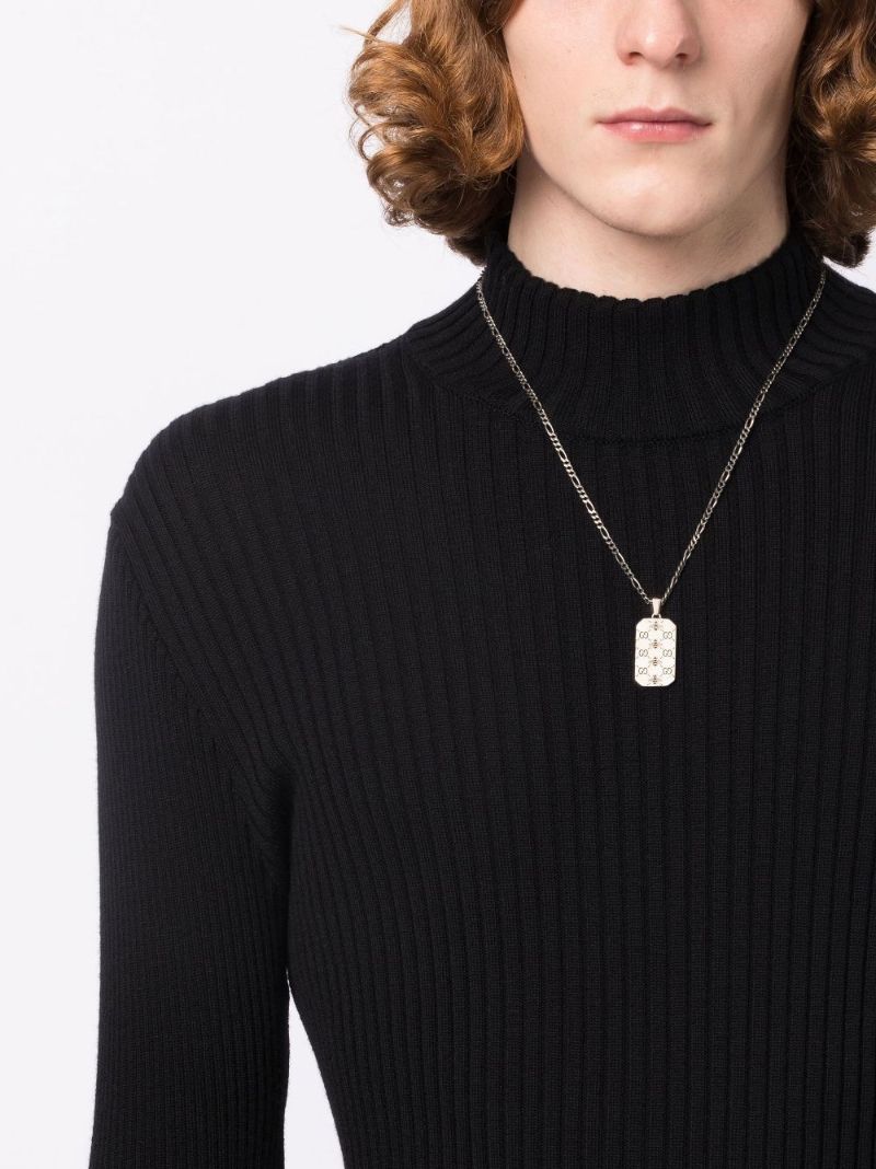 Sterling Silver Gg Bee Pendant Necklace