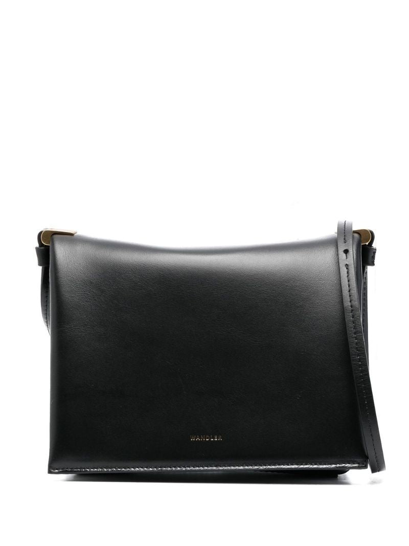 Black Uma Leather Shoulder Bag