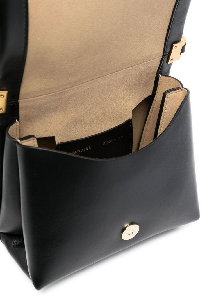 Black Uma Leather Shoulder Bag