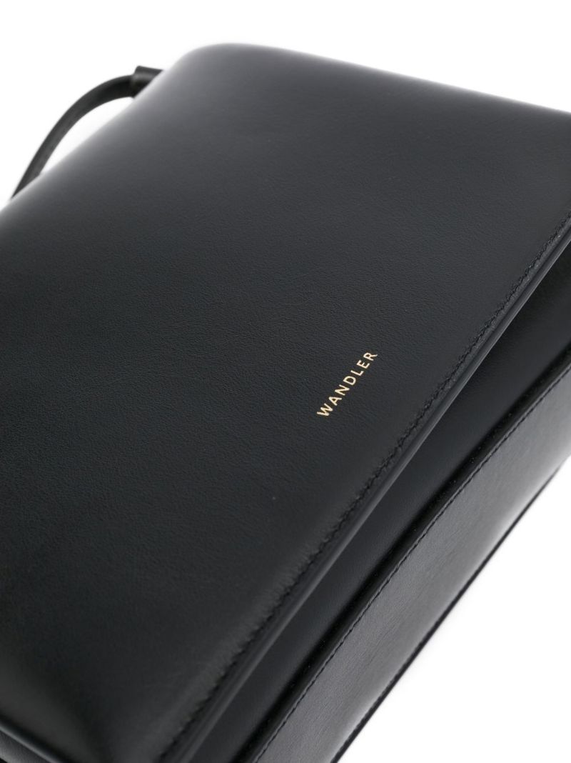 Black Uma Leather Shoulder Bag