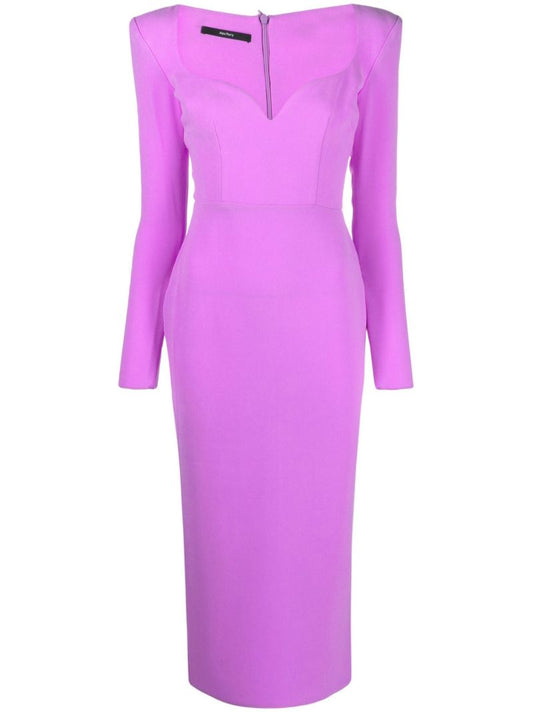 Purple Maren Midi Dress