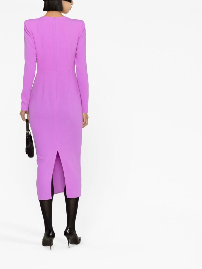 Purple Maren Midi Dress