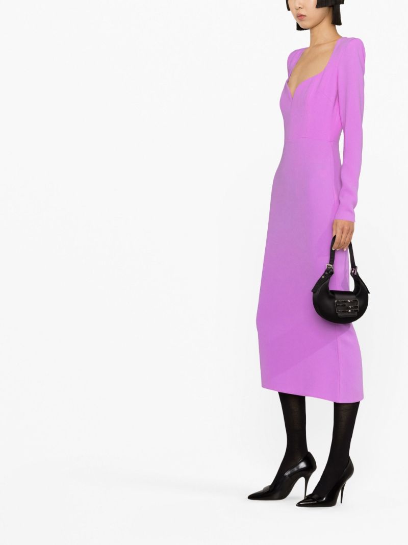 Purple Maren Midi Dress