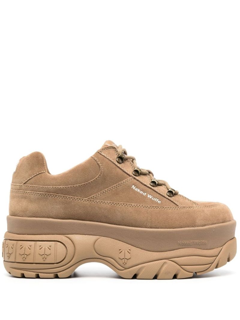 Neutral Sporty 70 Suede Sneakers