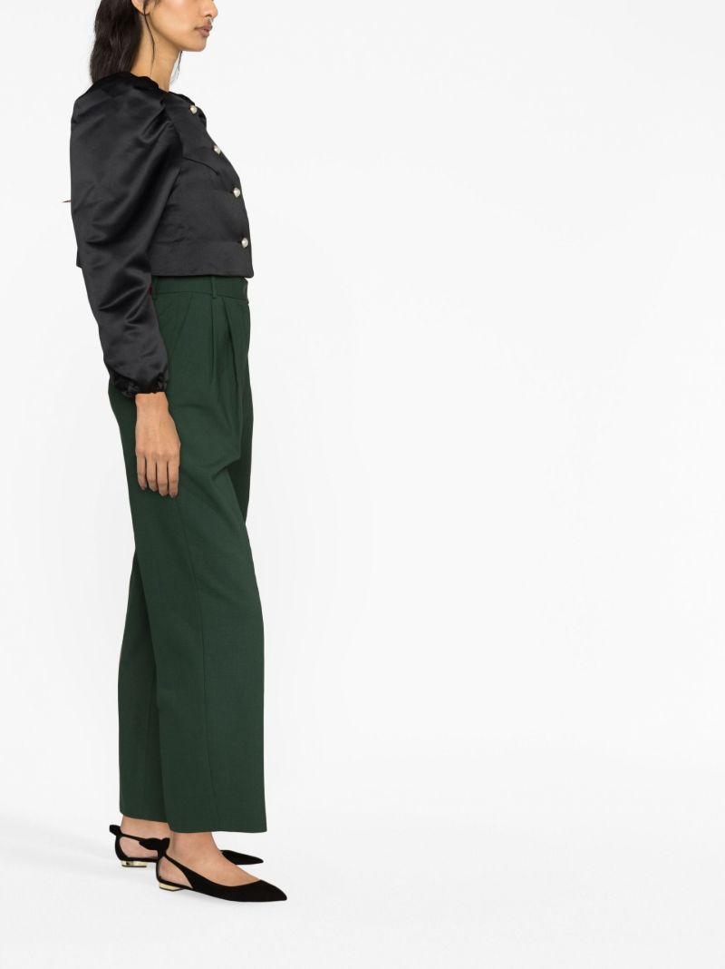 Black Mystery Puff Cropped Jacket