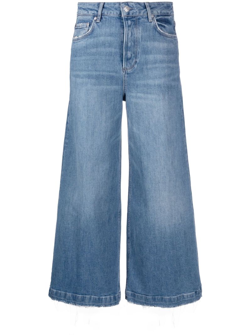 Blue Frankie Wide-leg Jeans