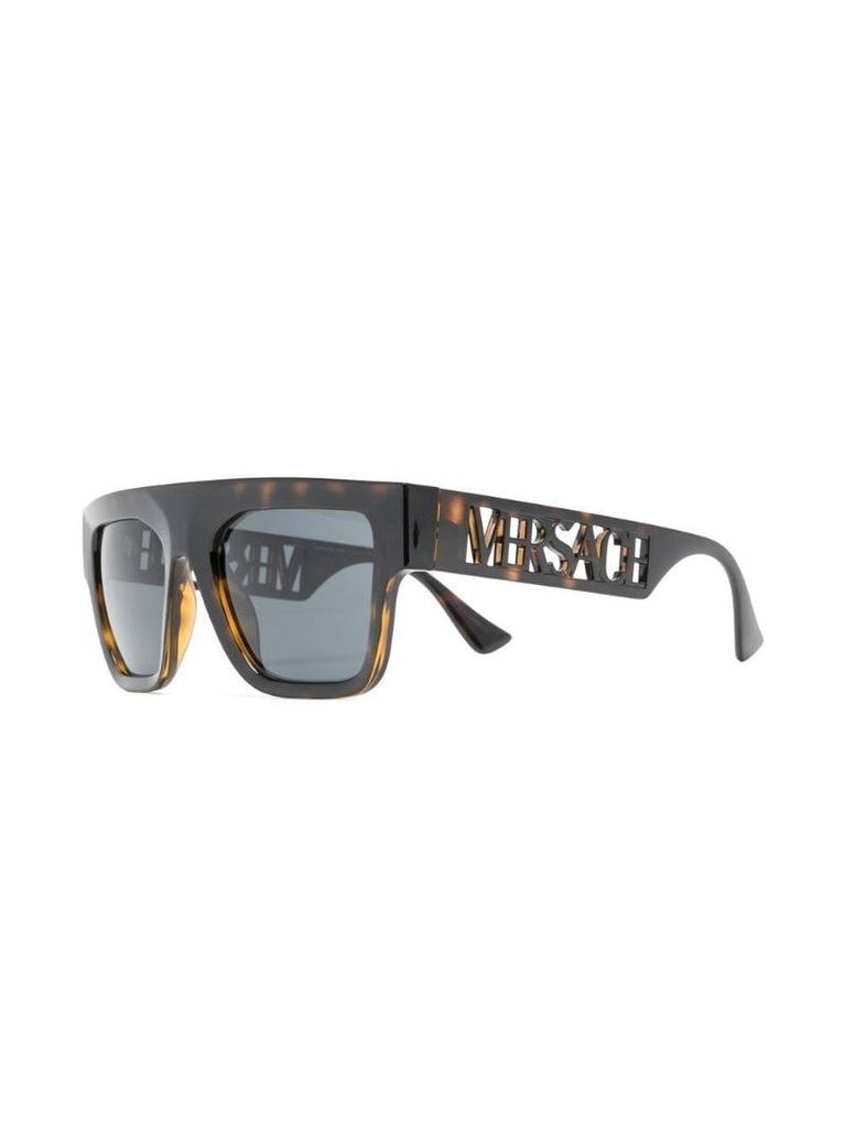 Brown Logo Plaque Sunglasses