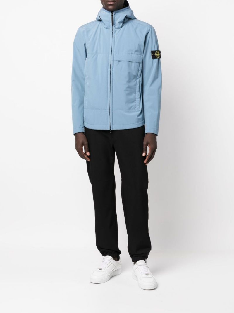 Blue Hooded Jacket