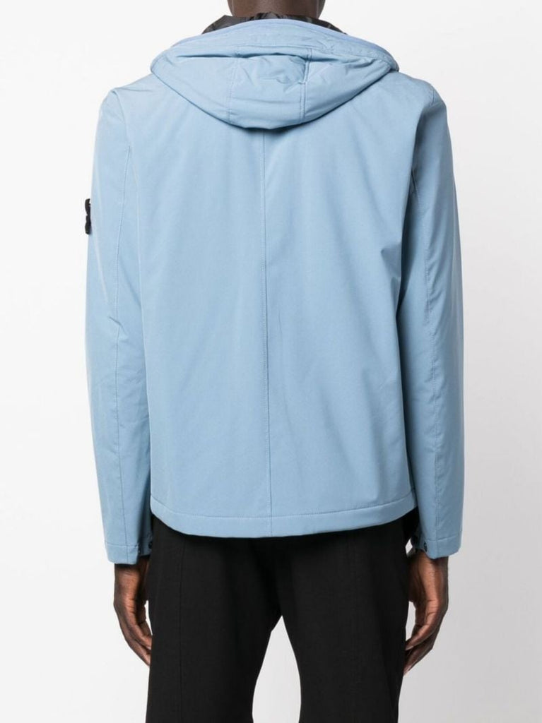 Blue Hooded Jacket