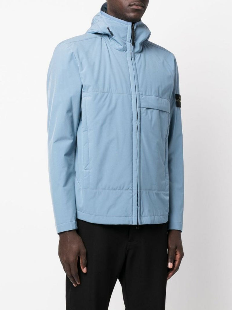 Blue Hooded Jacket