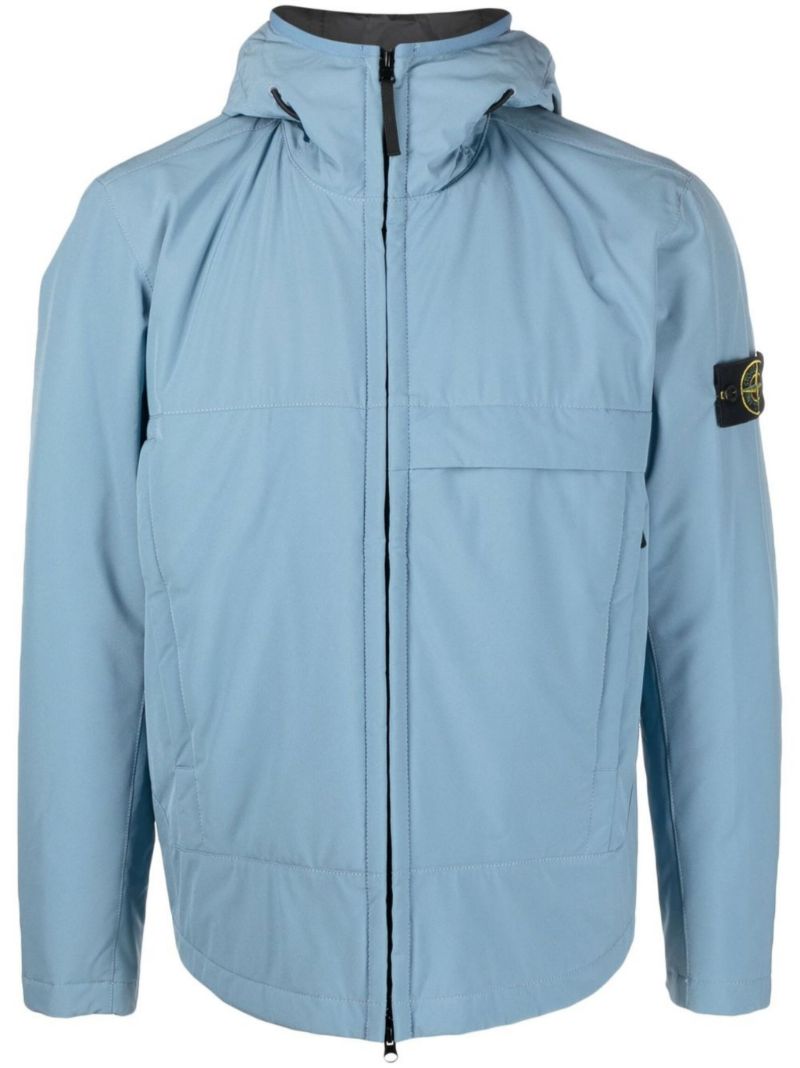 Blue Hooded Jacket