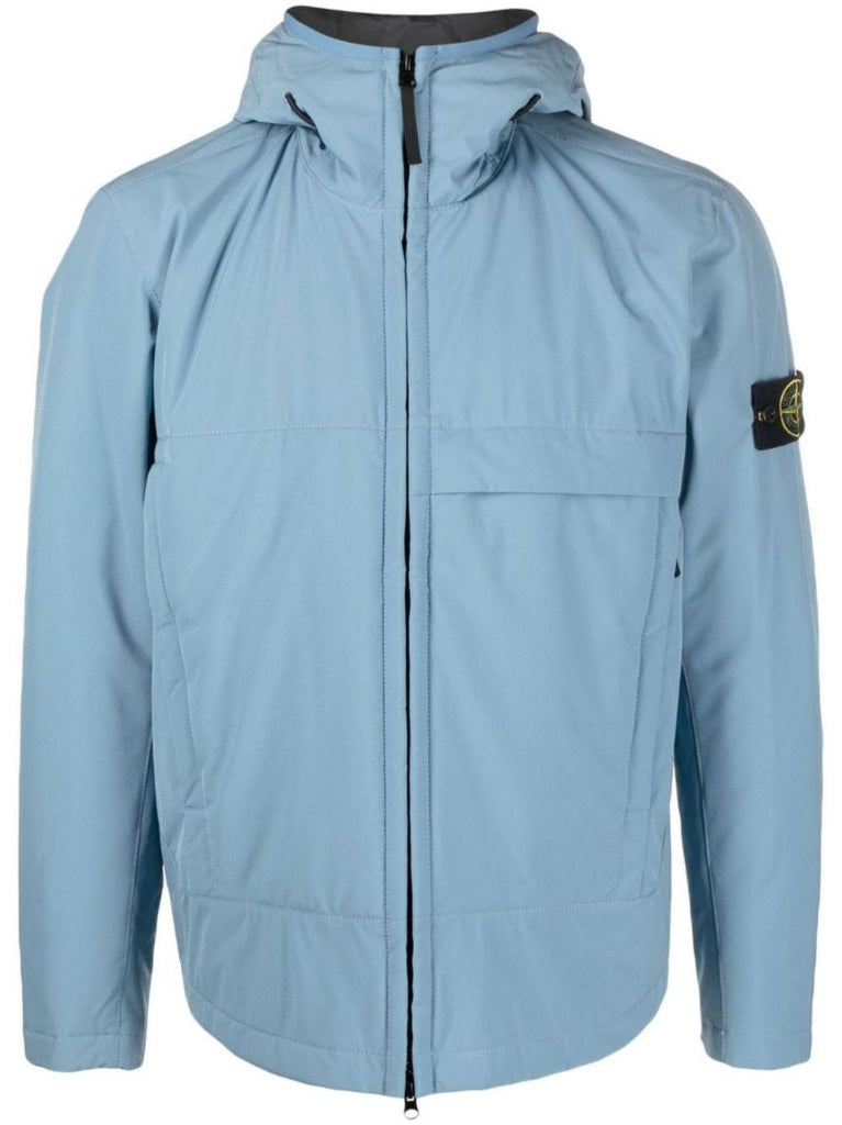 Blue Hooded Jacket