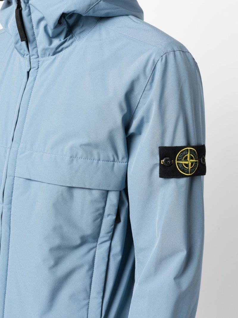 Blue Hooded Jacket