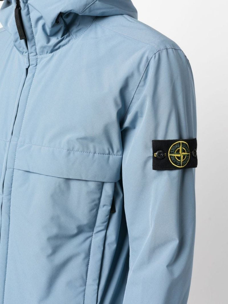 Blue Hooded Jacket