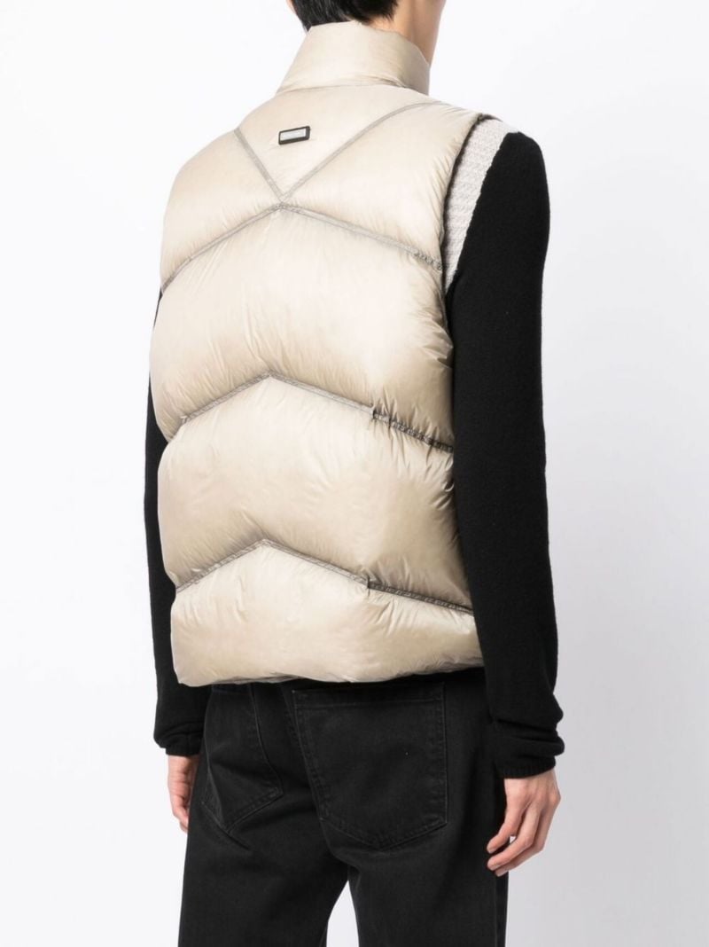 Neutral Quilted Gilet