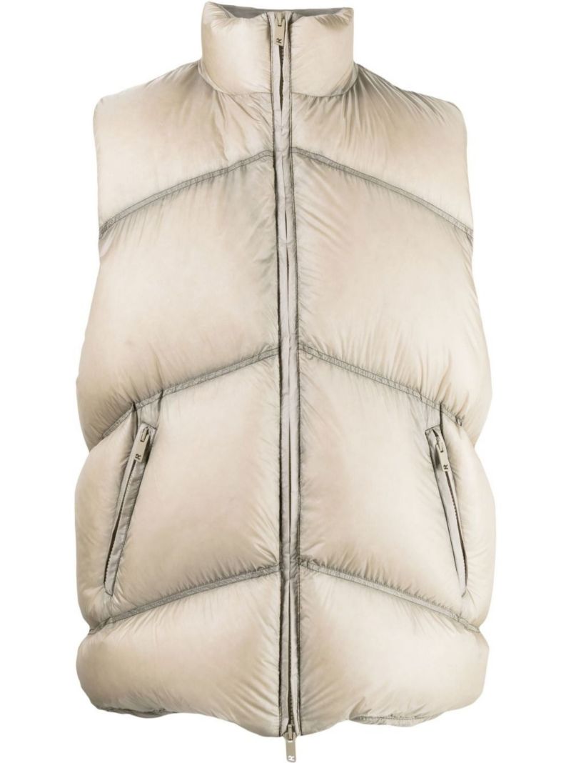 Neutral Quilted Gilet