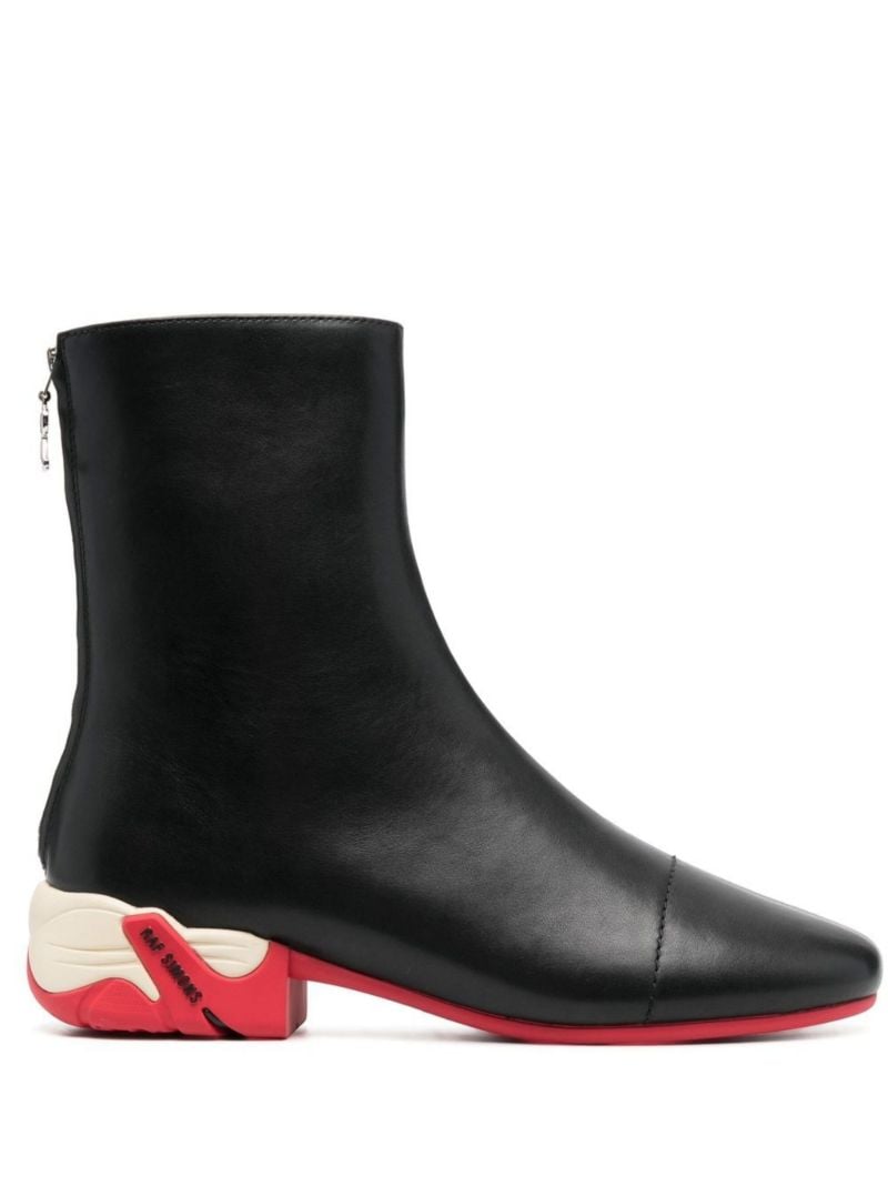 Black Solaris 45 Leather Ankle Boots
