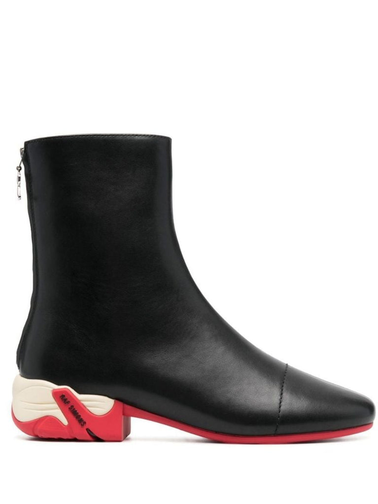 Black Solaris 45 Leather Ankle Boots
