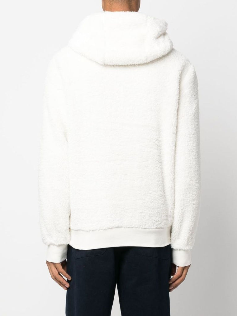 Neutral Polo Bear Faux Fur Hoodie