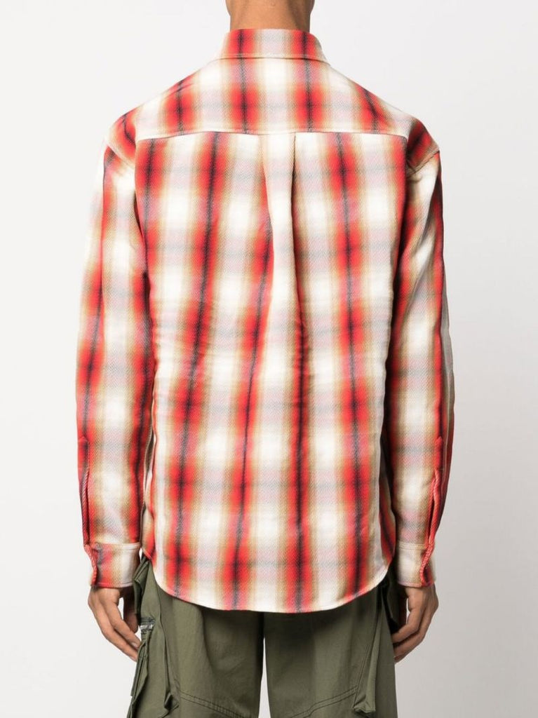 Red Check Print Shirt