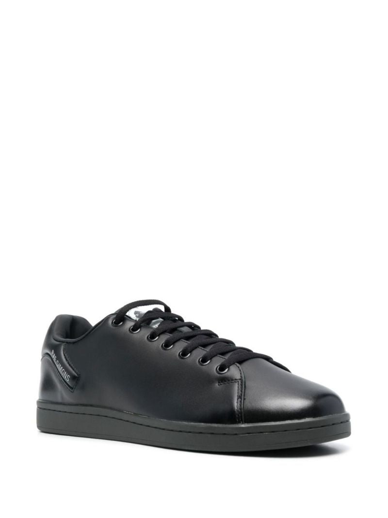 Black Orion Leather Sneakers