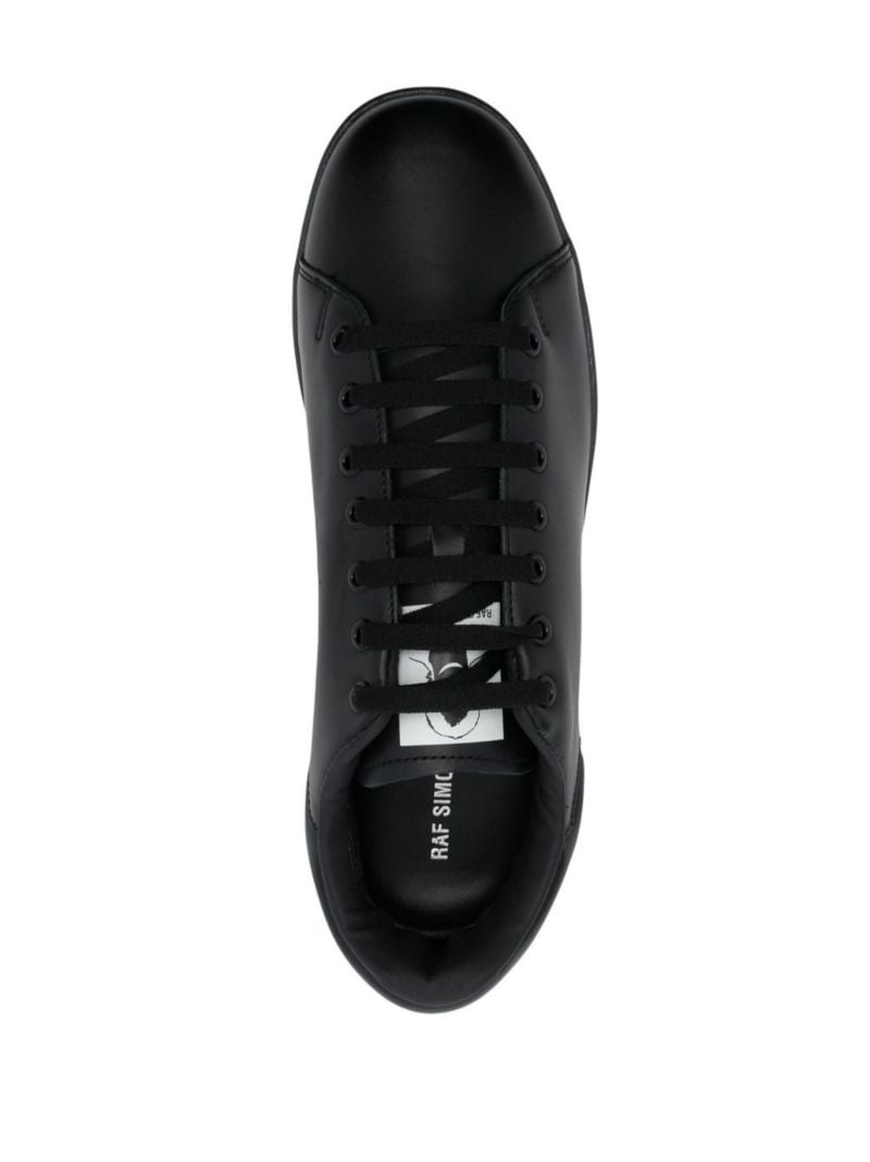 Black Orion Leather Sneakers
