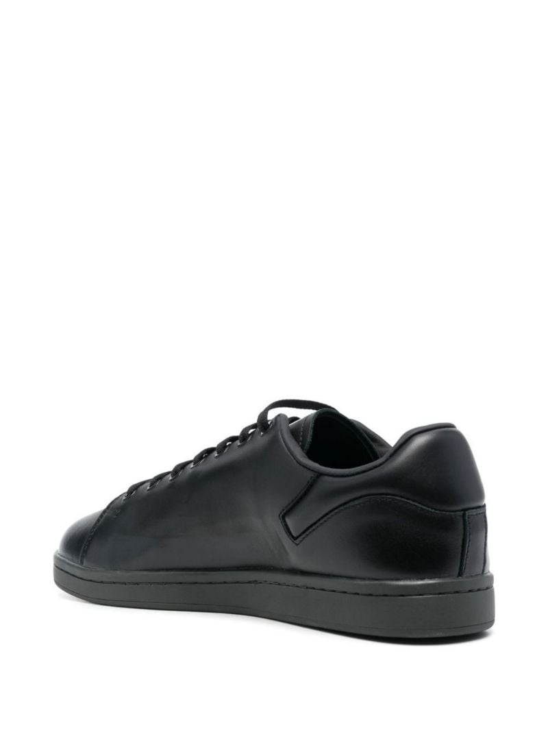 Black Orion Leather Sneakers