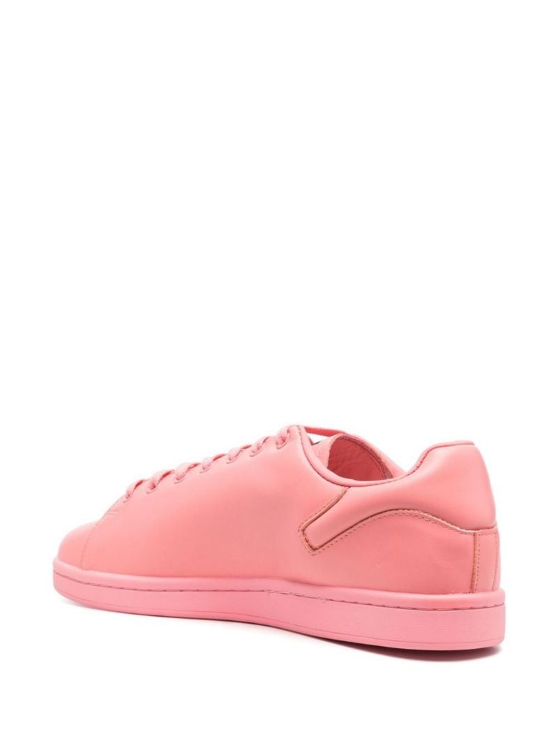 Pink Orion Low-top Leather Sneakers