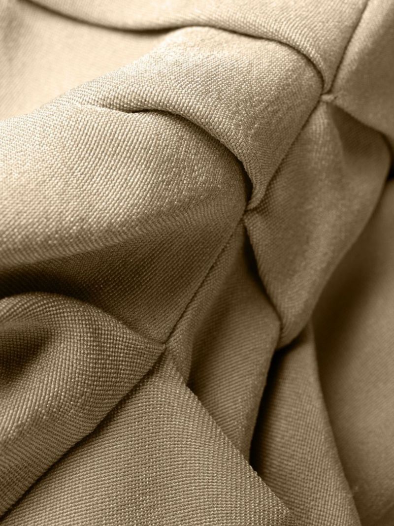 Neutral La Robe Soffio Mini Dress