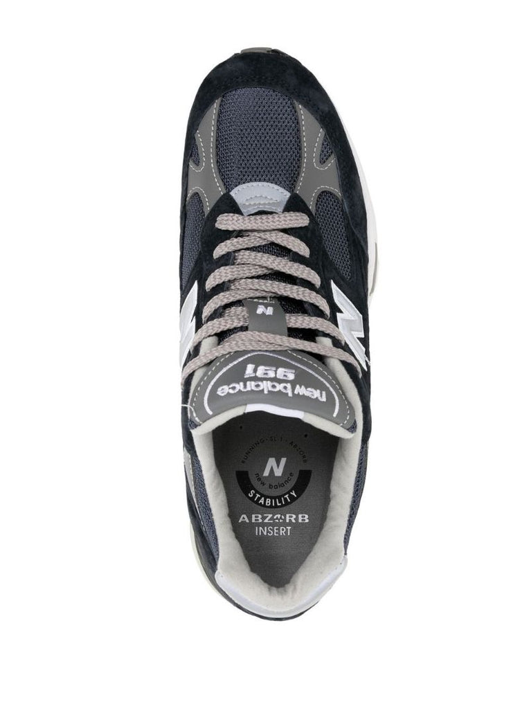 Blue 991 Suede Sneakers