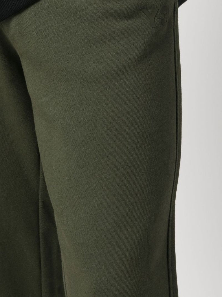 Green Classic Terry Cuffed Track Pants