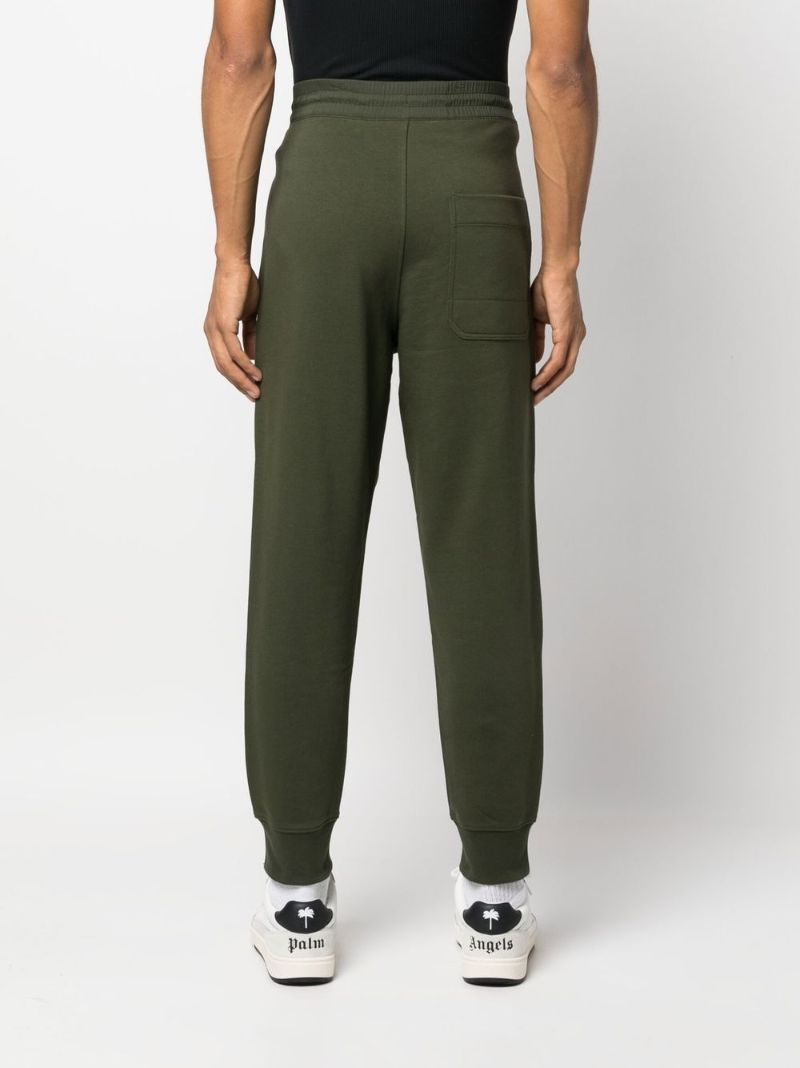 Green Classic Terry Cuffed Track Pants