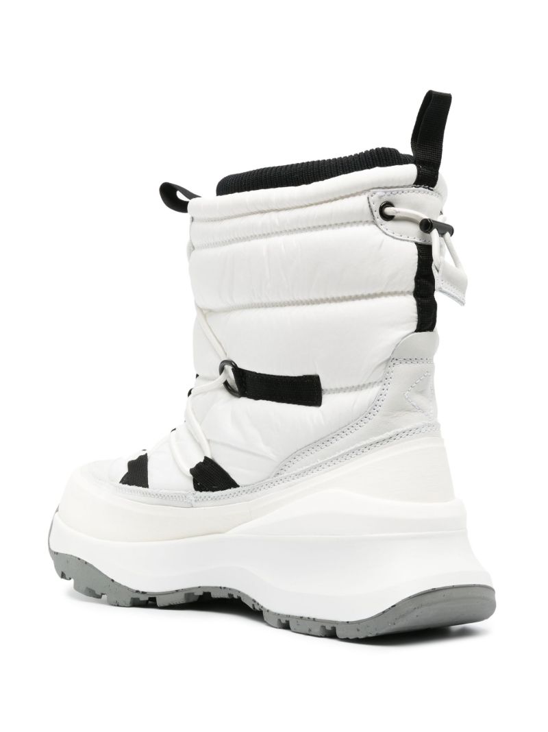 White Toronto Quilted Boots
