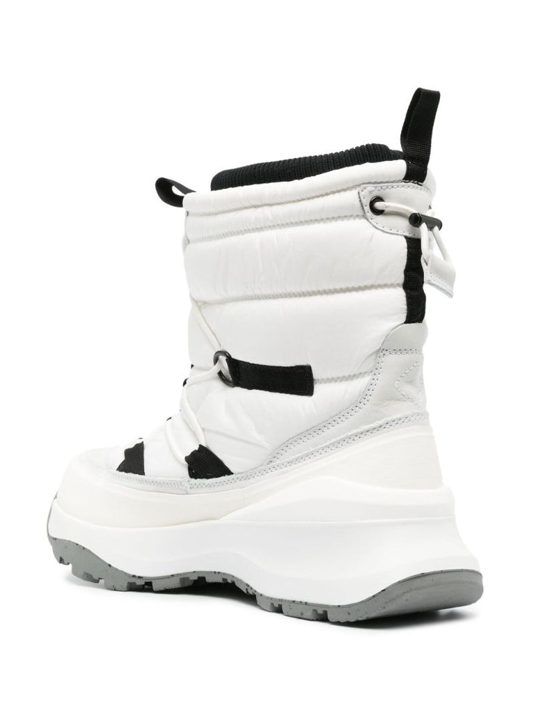 White Toronto Quilted Boots