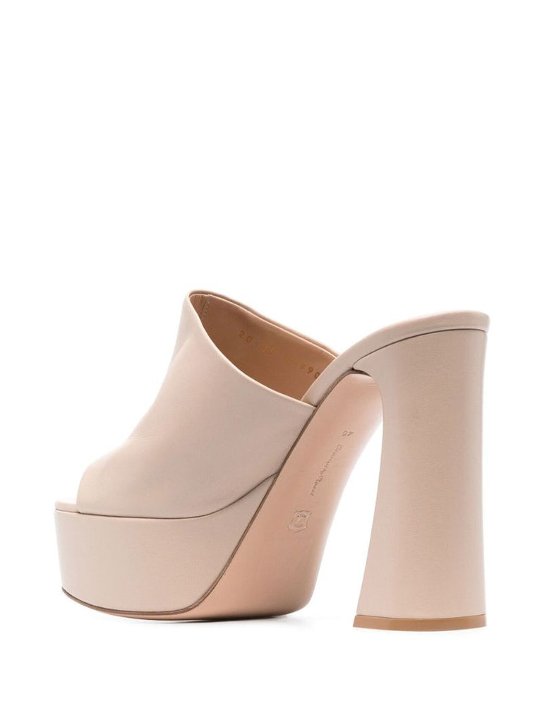 Neutral Holly 70 Leather Mules