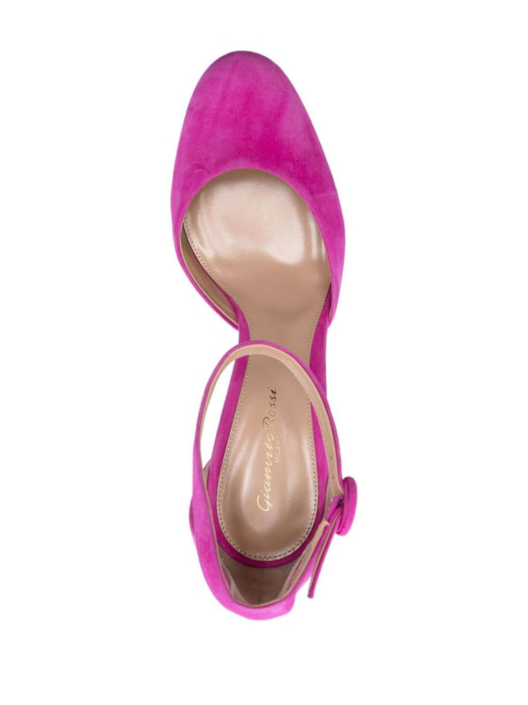 Pink Holly 120 Suede Pumps