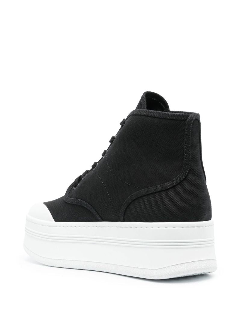 Black Block Triomphe High-top Sneakers
