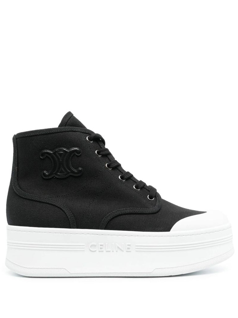 Black Block Triomphe High-top Sneakers